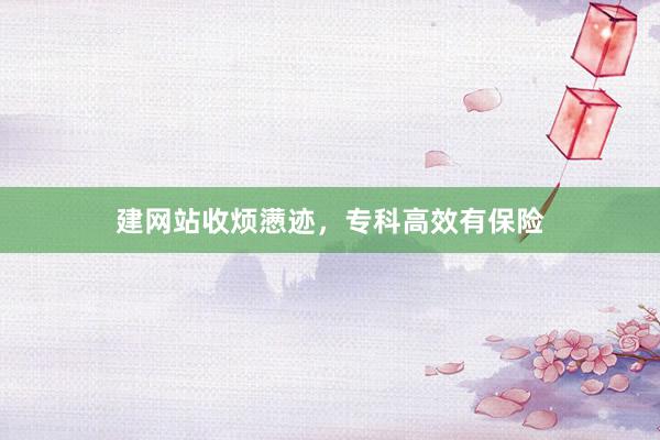 建网站收烦懑迹，专科高效有保险